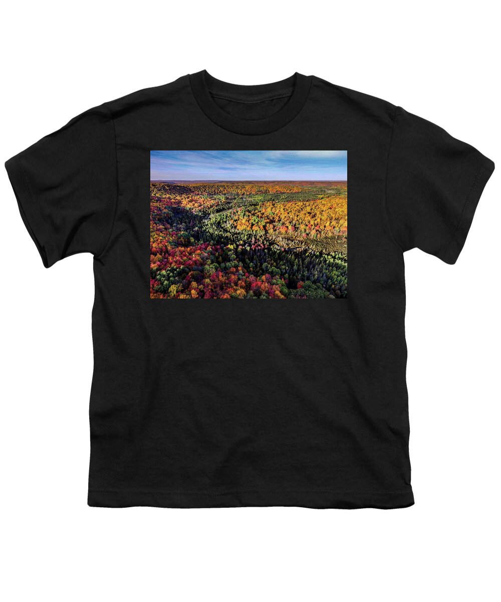 Northern Youth T-Shirt featuring the photograph Jordan River Valley by Michael Thomas