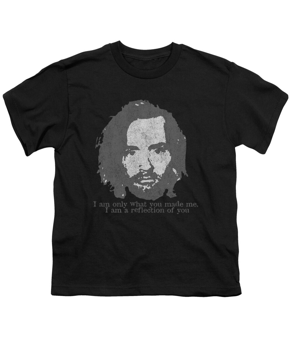 Cool Youth T-Shirt featuring the digital art Manson Vintage Vintage by Flippin Sweet Gear