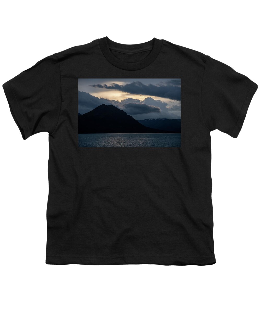 Hallo Bay Youth T-Shirt featuring the photograph Nightfall in Hallo Bay by Mark Hunter