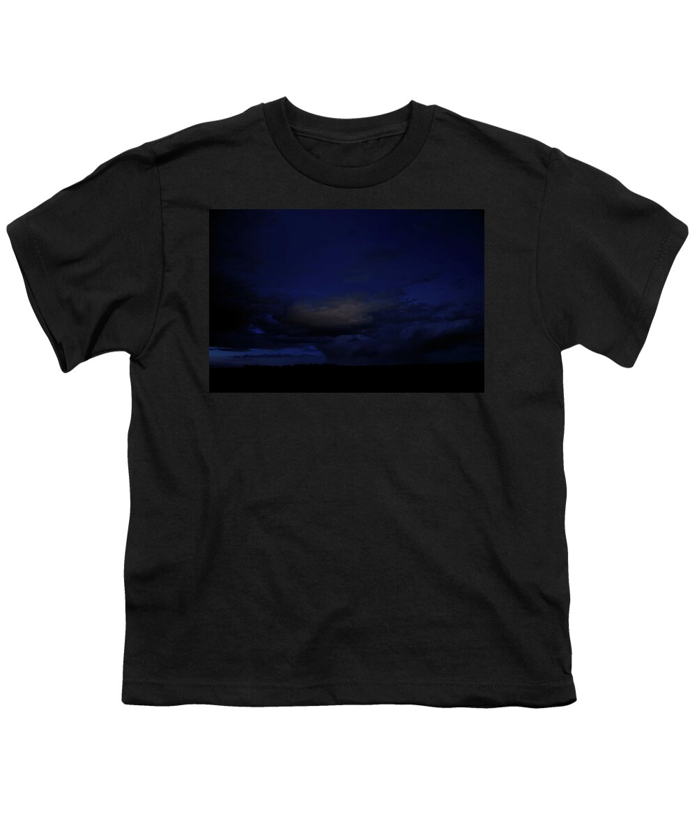 Weather Youth T-Shirt featuring the photograph Nighttime June Storm by Dale Kauzlaric