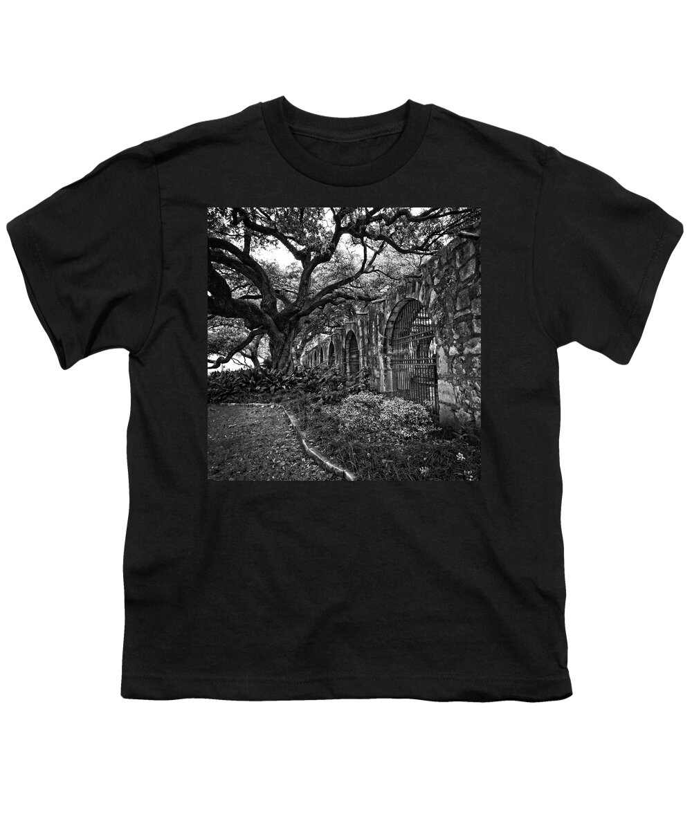Tree Youth T-Shirt featuring the photograph Outside the Alamo by George Taylor