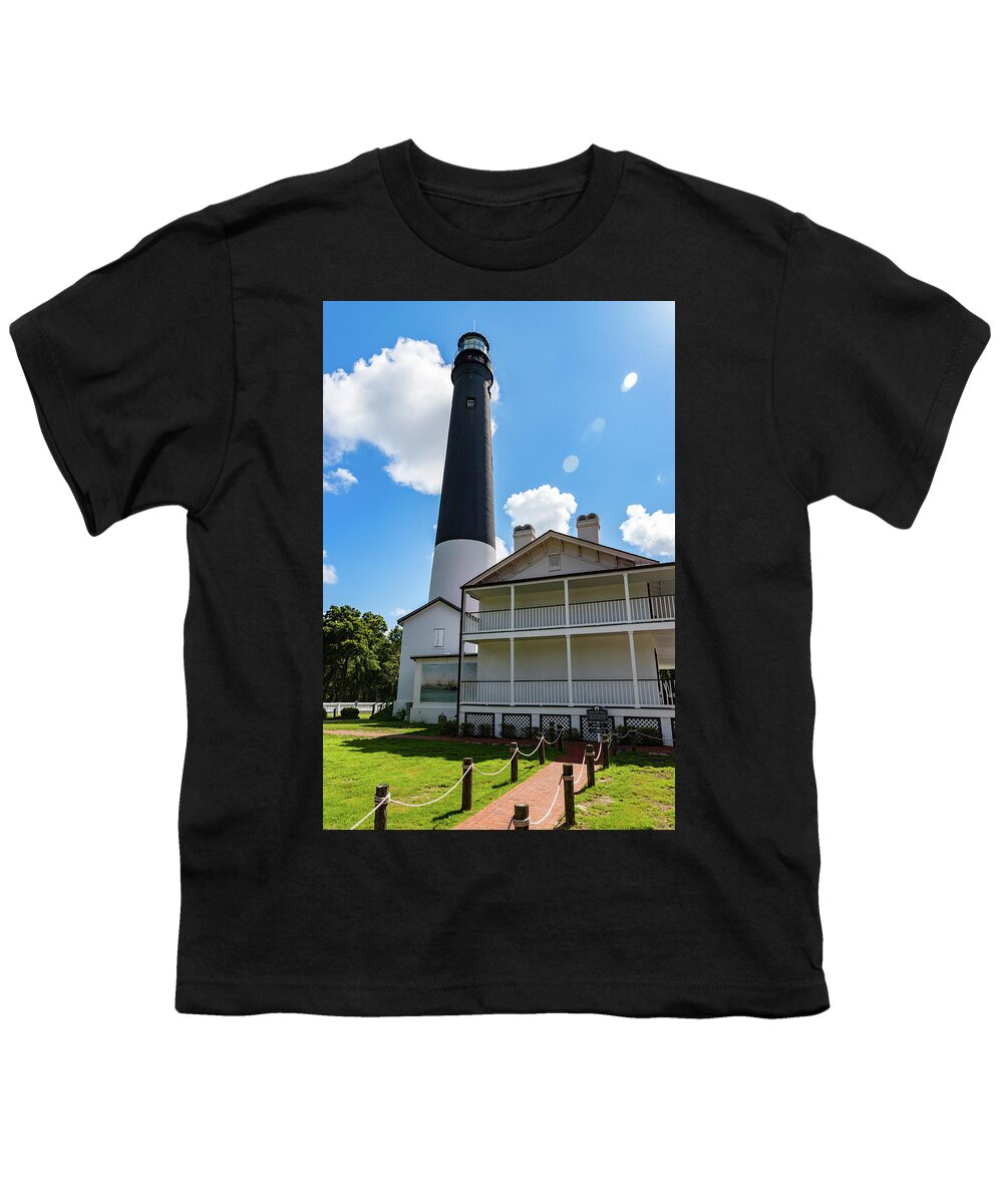 2019 Youth T-Shirt featuring the photograph Pensacola Lighthouse and Maritime Museum by Tim Stanley