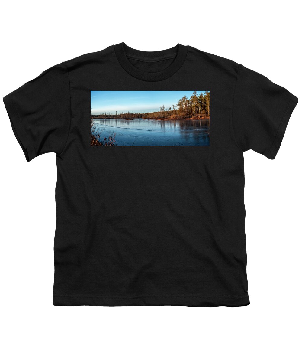 Landscape Youth T-Shirt featuring the photograph Pine Lands Lanscape by Louis Dallara
