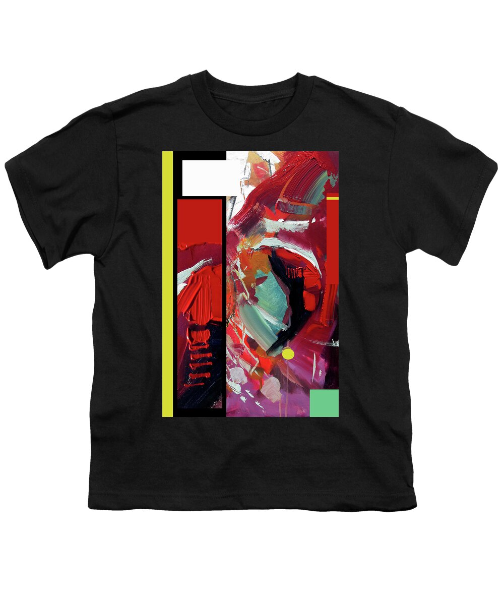  Youth T-Shirt featuring the painting Red Drink by John Gholson