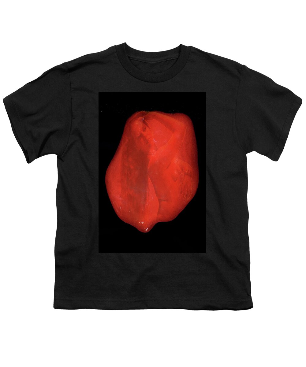 Habenero Youth T-Shirt featuring the photograph So That's Why Habaneros Are Hot by Richard Henne
