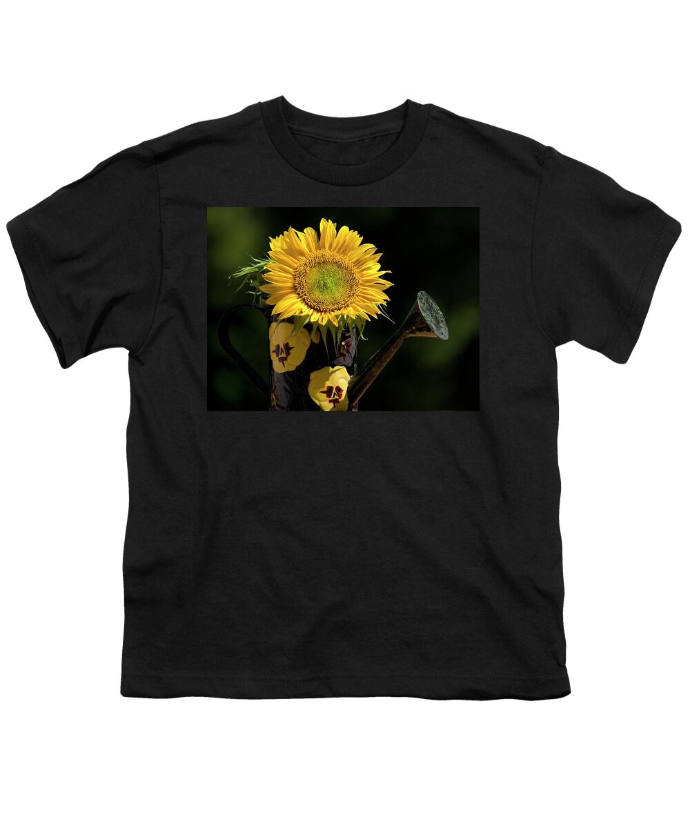 Sunflower Youth T-Shirt featuring the photograph Sunflower Bouquet by Christina Rollo