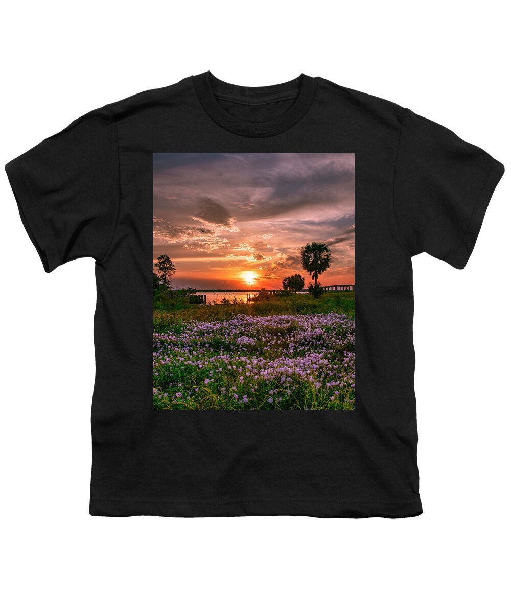 Bay Youth T-Shirt featuring the photograph Sunset Over The Bay by JASawyer Imaging