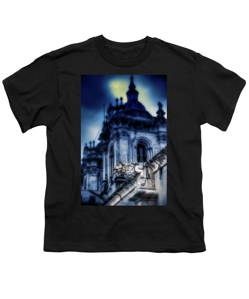Curse Youth T-Shirt featuring the photograph The Curse of the Crescent moon by Micah Offman