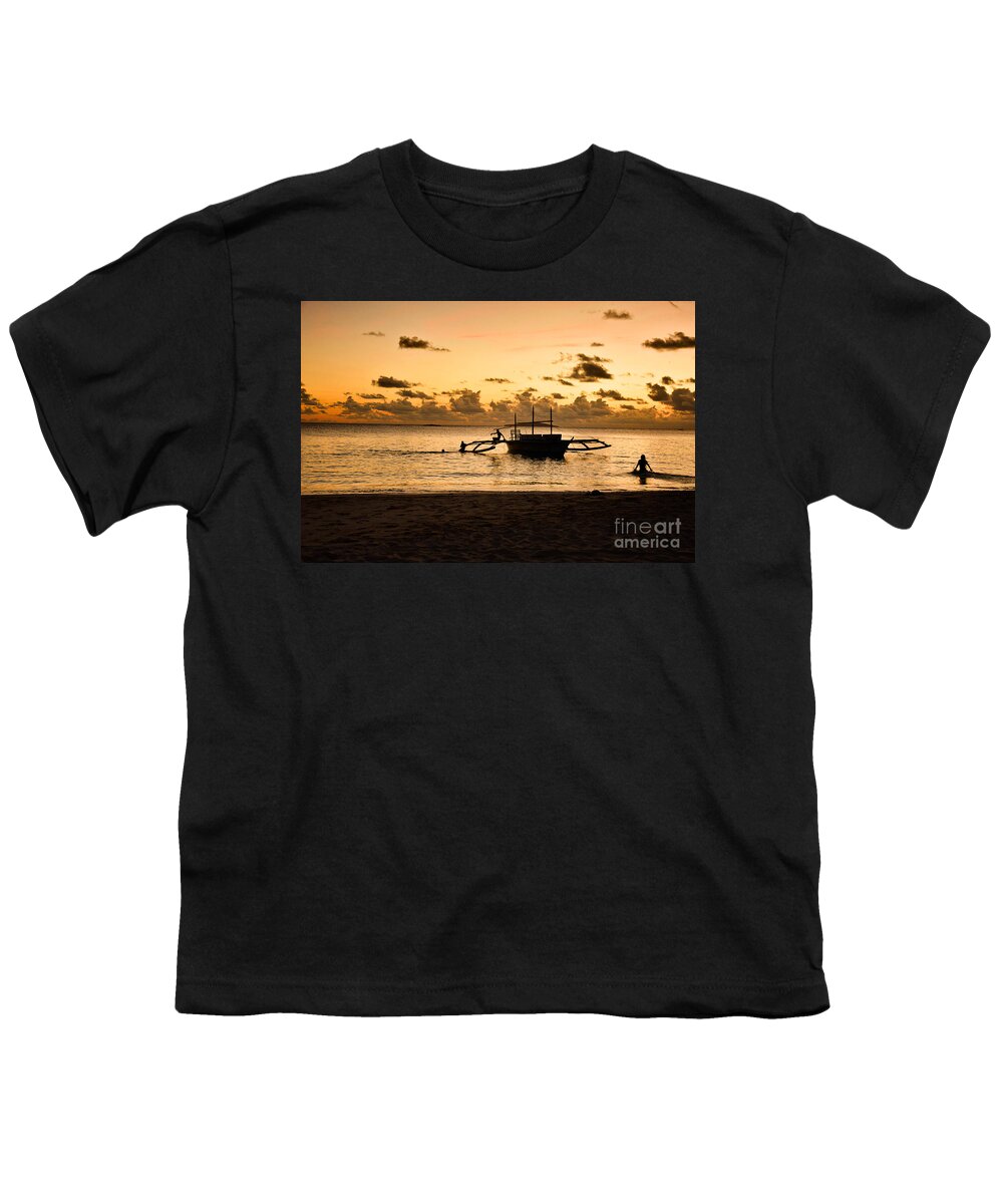 Sea Youth T-Shirt featuring the photograph The sailors and the nymph by Yavor Mihaylov