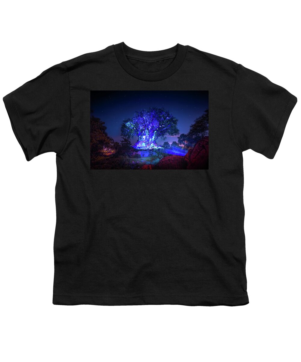 Tree Of Life Youth T-Shirt featuring the photograph Tree of Life Awakenings by Mark Andrew Thomas