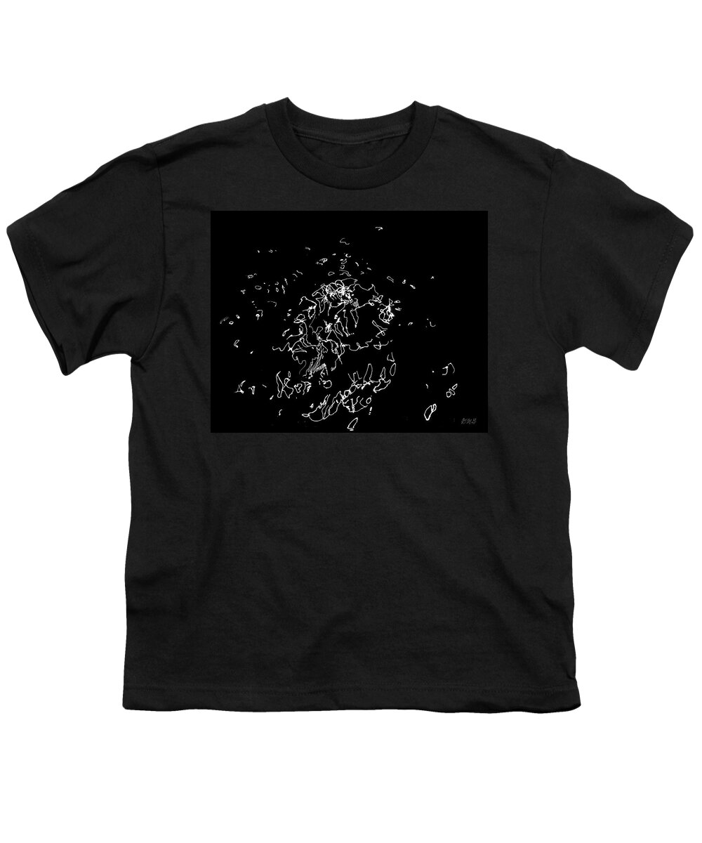 Abstract Youth T-Shirt featuring the photograph Untitled X BW by David Gordon