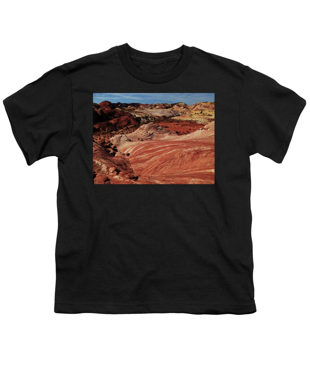 Valley Of Fire Youth T-Shirt featuring the photograph Valley of Fire 3 by Alan Socolik