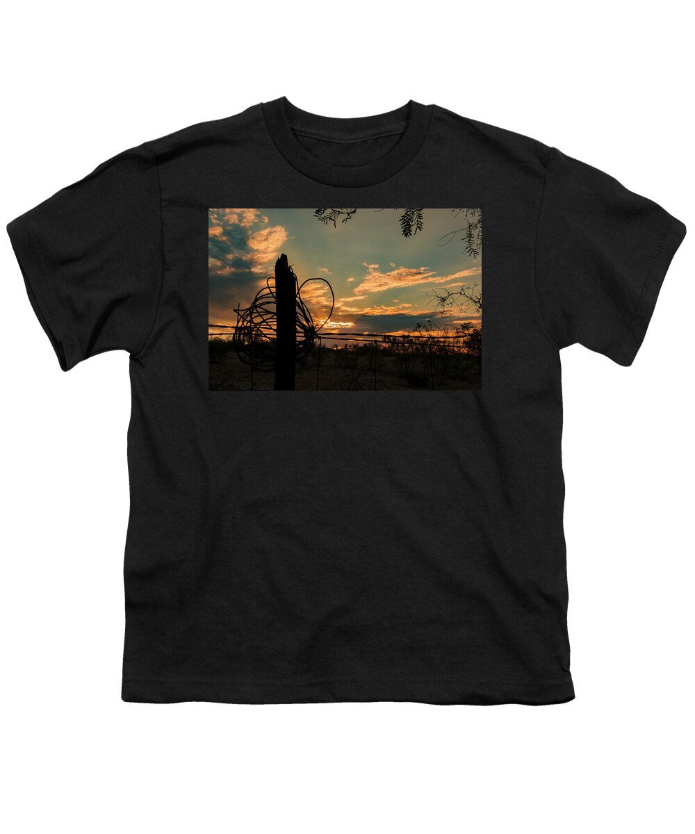 Photo Youth T-Shirt featuring the photograph West Texas Sunrise by Jason Hughes
