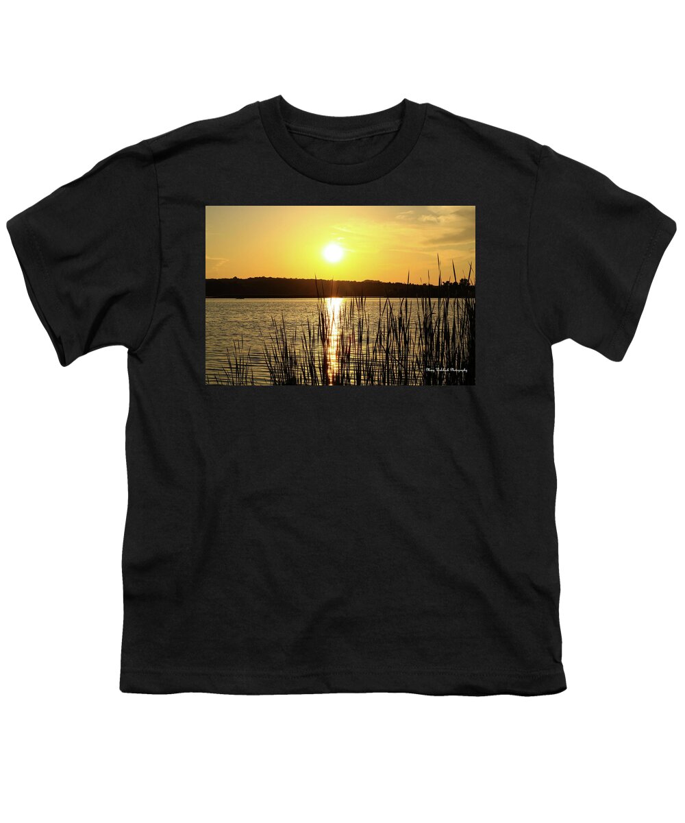 Sunset Youth T-Shirt featuring the photograph Golden Sunset #1 by Mary Walchuck