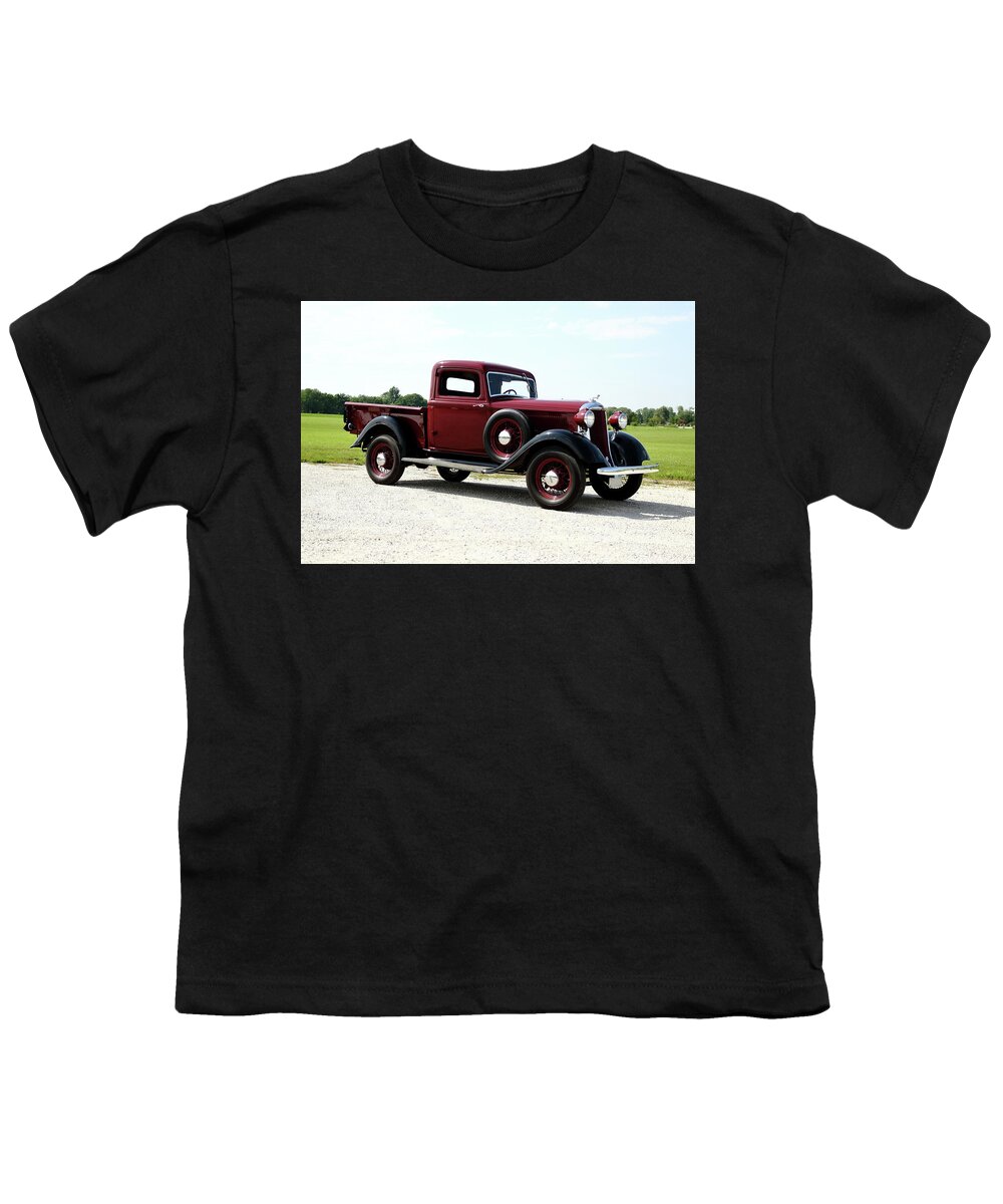 Dodge Truck Youth T-Shirt featuring the photograph 1934 Dodge Ram Truck by Lens Art Photography By Larry Trager