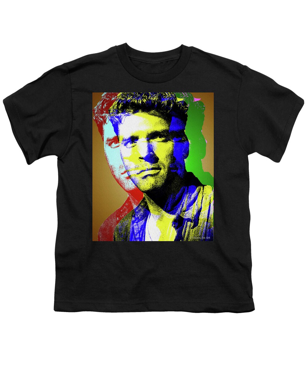 Burt Lancaster Youth T-Shirt featuring the digital art Burt Lancaster #1 by Movie World Posters