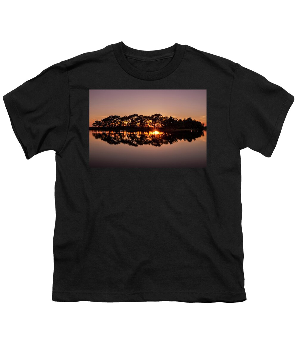 Hatchet Pond Youth T-Shirt featuring the photograph Hatchet Pond - New Forest, England #3 by Joana Kruse