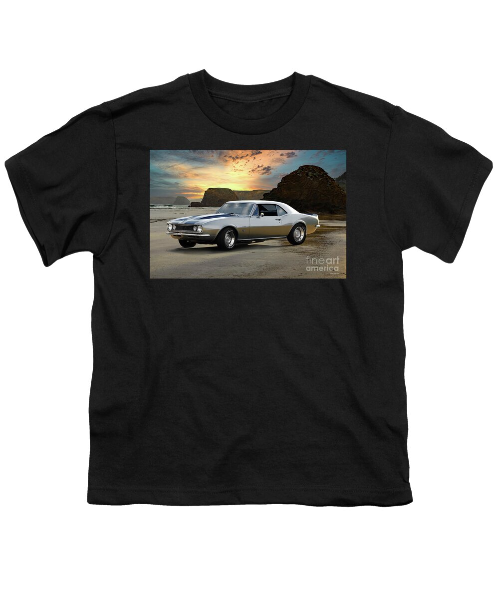 1967 Chevrolet Camaro Youth T-Shirt featuring the photograph 1967 Chevrolet Camaro #5 by Dave Koontz