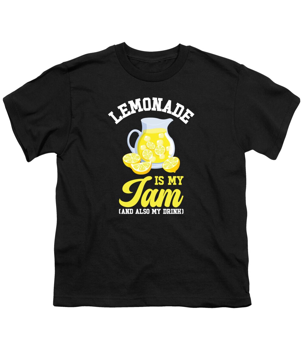 Lemon Youth T-Shirt featuring the digital art Lemon Fruit Lemonade Citrus #8 by Toms Tee Store