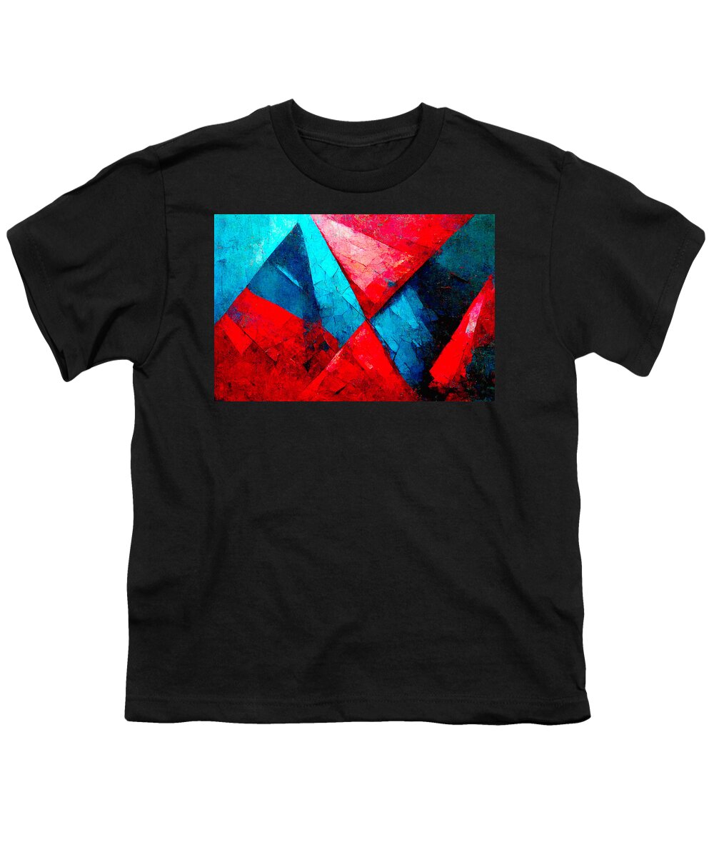 Abstract Youth T-Shirt featuring the digital art Abstract #6 by Craig Boehman