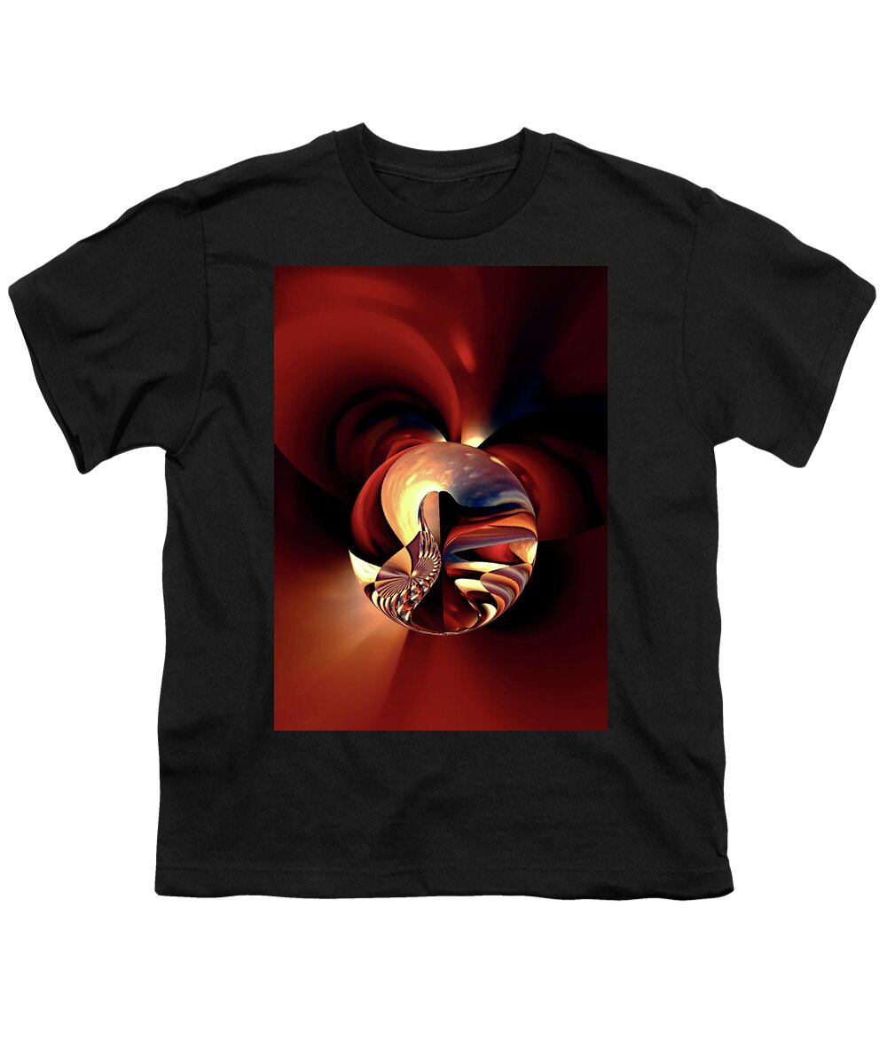Orb Youth T-Shirt featuring the digital art Aerosphere by Danielle R T Haney