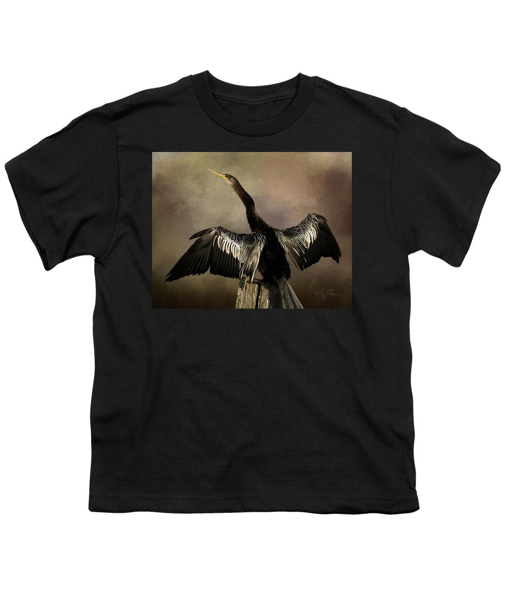 Anhinga Youth T-Shirt featuring the photograph Anhinga Portrait by Randall Allen