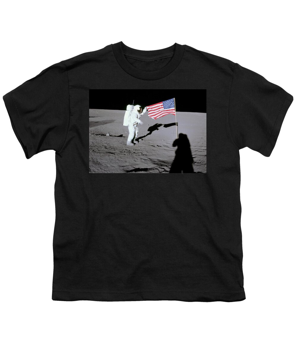 Nasa Youth T-Shirt featuring the photograph Apollo 12 - 6896 by Larry Beat