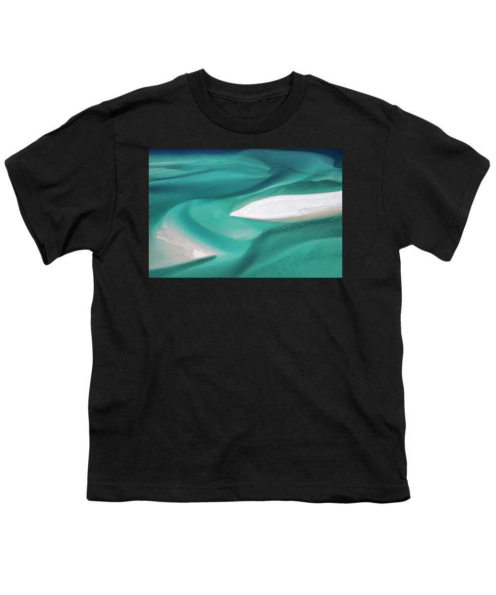 Whitsundays Youth T-Shirt featuring the photograph Australia - Hill Inlet by Olivier Parent