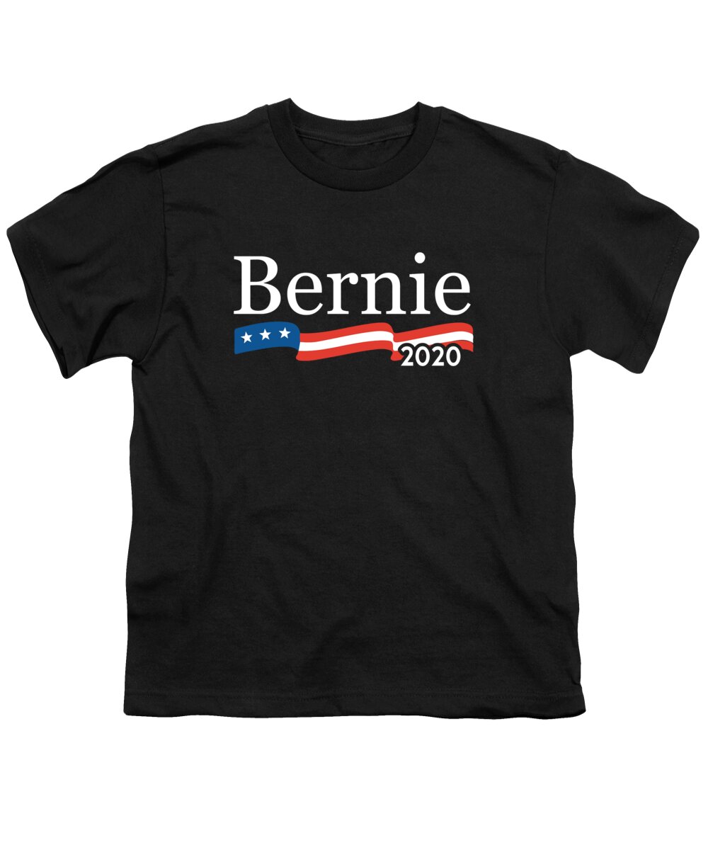 Bernie Sanders Youth T-Shirt featuring the digital art Bernie For President 2020 by Flippin Sweet Gear