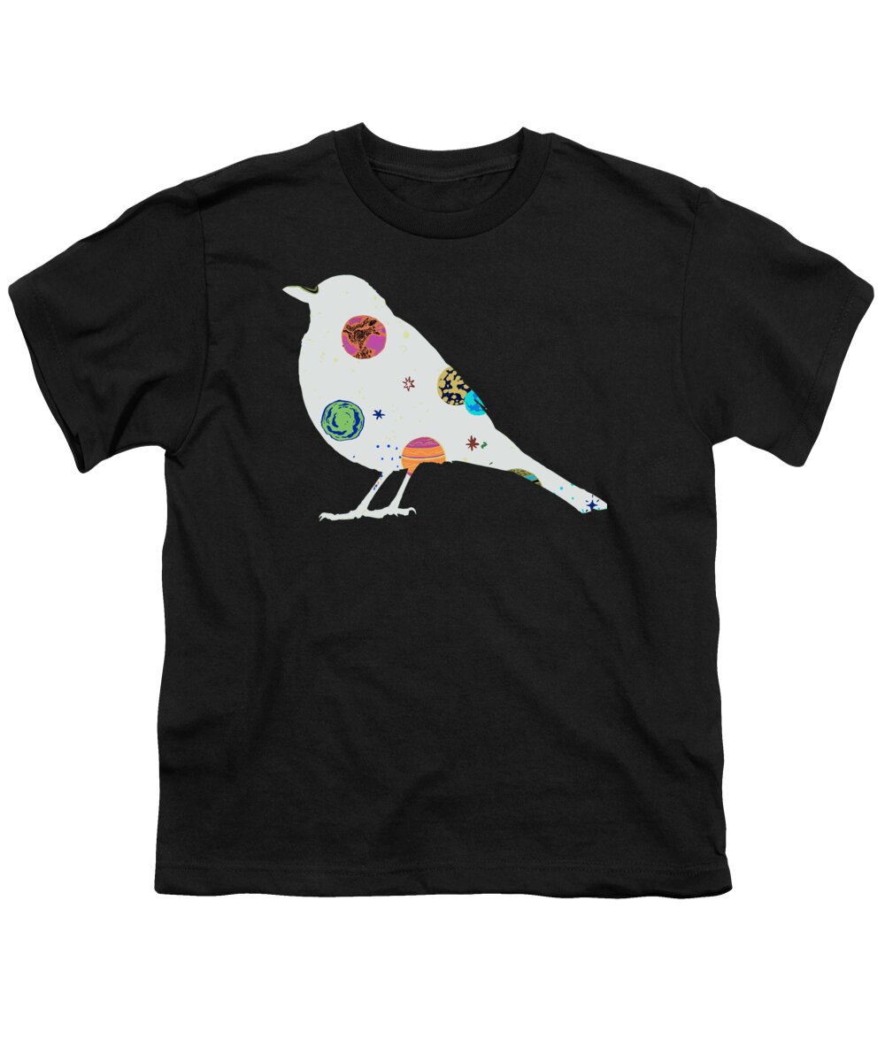 Bird Shirt Youth T-Shirt featuring the digital art Bird 2 28 by Lin Watchorn