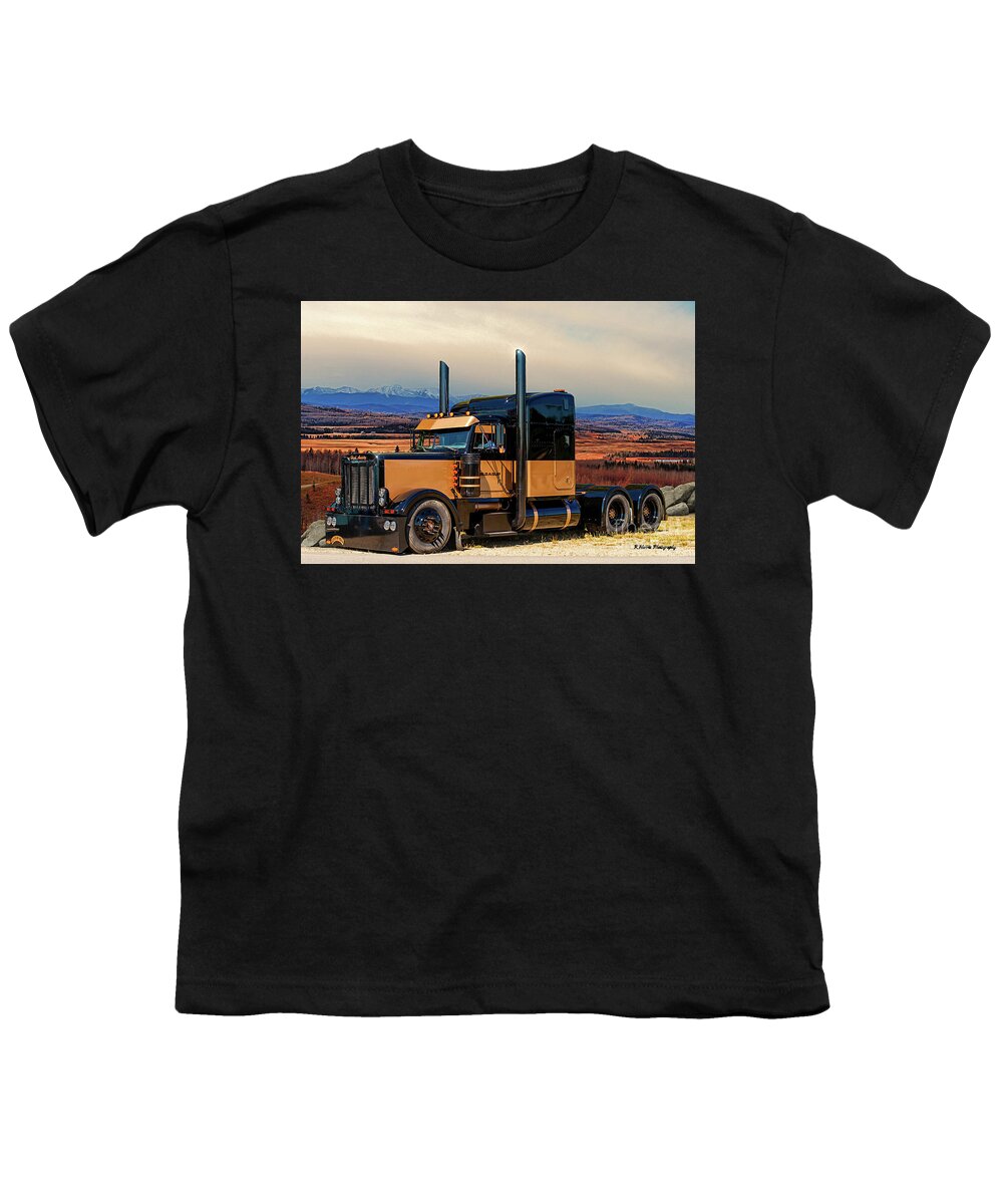 Big Rigs Youth T-Shirt featuring the photograph Catr0605-20 by Randy Harris