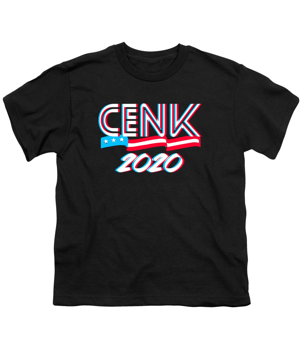 Progressive Youth T-Shirt featuring the digital art Cenk Uygur For Congress 2020 by Flippin Sweet Gear