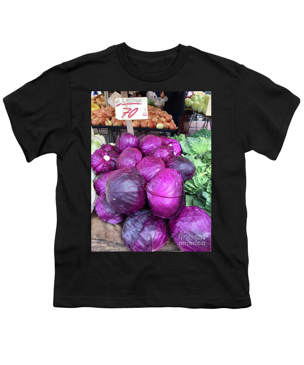 Civic Center Youth T-Shirt featuring the photograph Civic Center Farmers Market 1-2 by J Doyne Miller