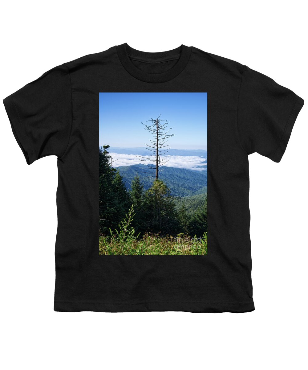 Clingmans Dome Youth T-Shirt featuring the photograph Clingmans Dome 22 by Phil Perkins