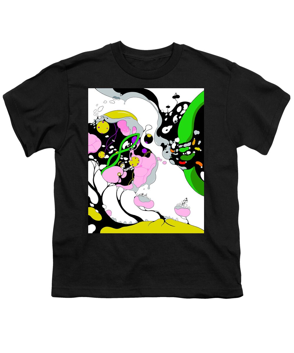 Pandemic Youth T-Shirt featuring the drawing Contamination by Craig Tilley