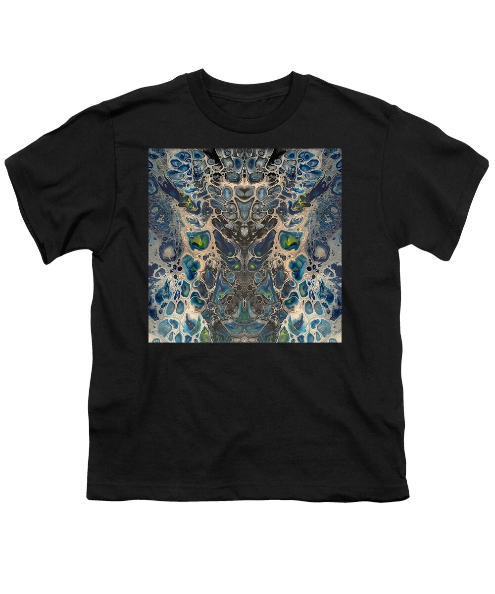 Digital Youth T-Shirt featuring the digital art Cosmic cobra by Nicole DiCicco
