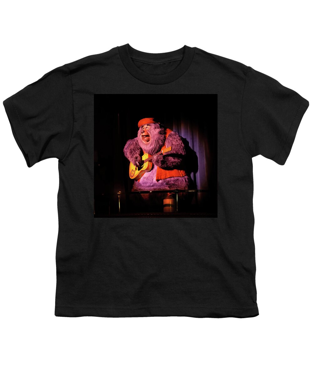 Magic Kingdom Youth T-Shirt featuring the photograph Country Bear Jamboree - Big Al by Mark Andrew Thomas