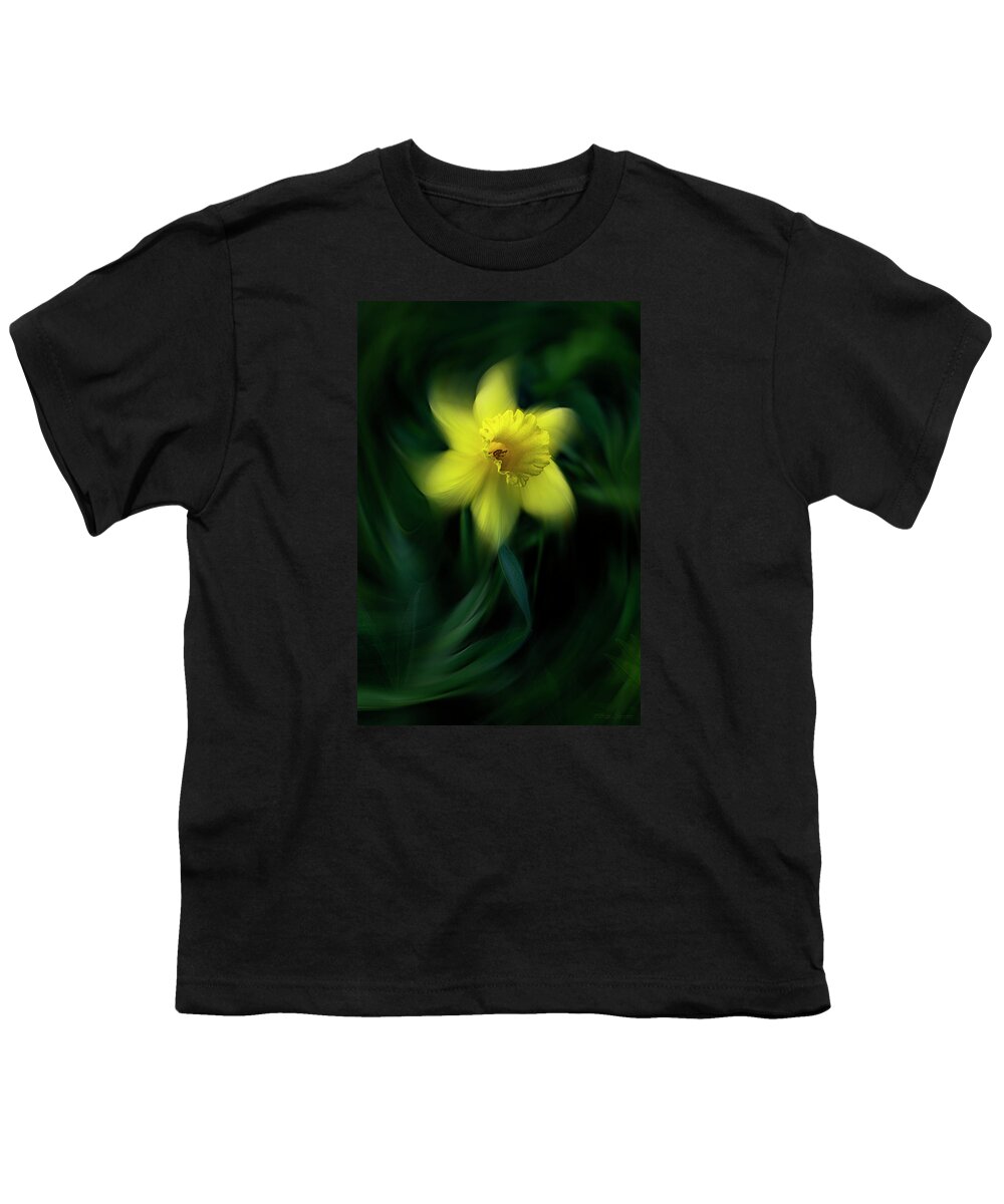 Daffodil Youth T-Shirt featuring the photograph Daffodil by Marty Saccone