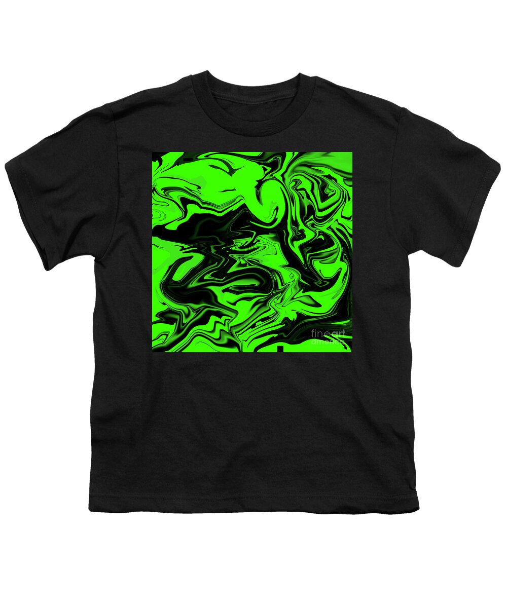 Dark Youth T-Shirt featuring the photograph Dark Pastel Greens by Rockin Docks