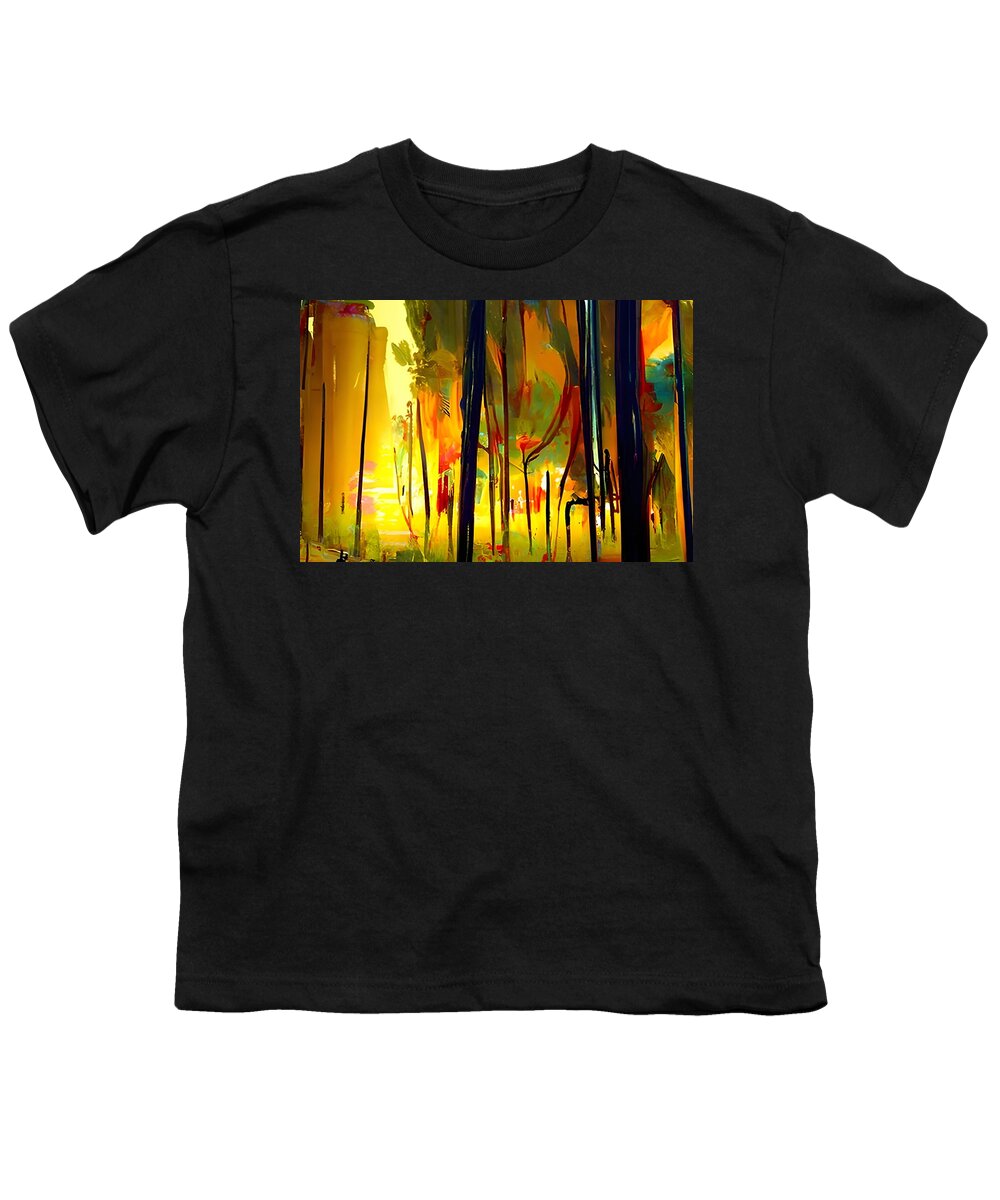 Digital Youth T-Shirt featuring the digital art Dream Forest II by Beverly Read