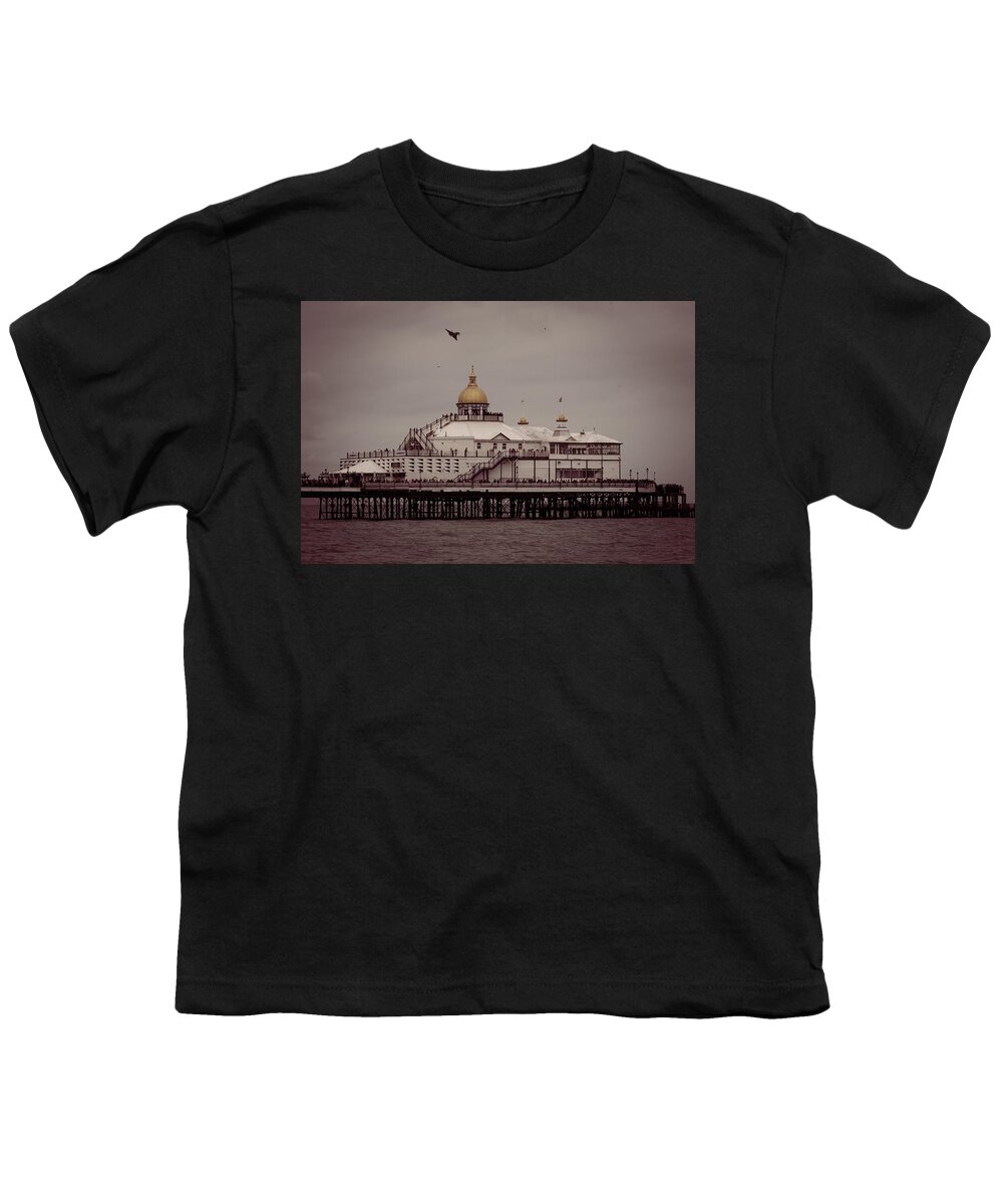 Eastbourne International Airshow Youth T-Shirt featuring the photograph Eastbourne flyover by Andrew Lalchan