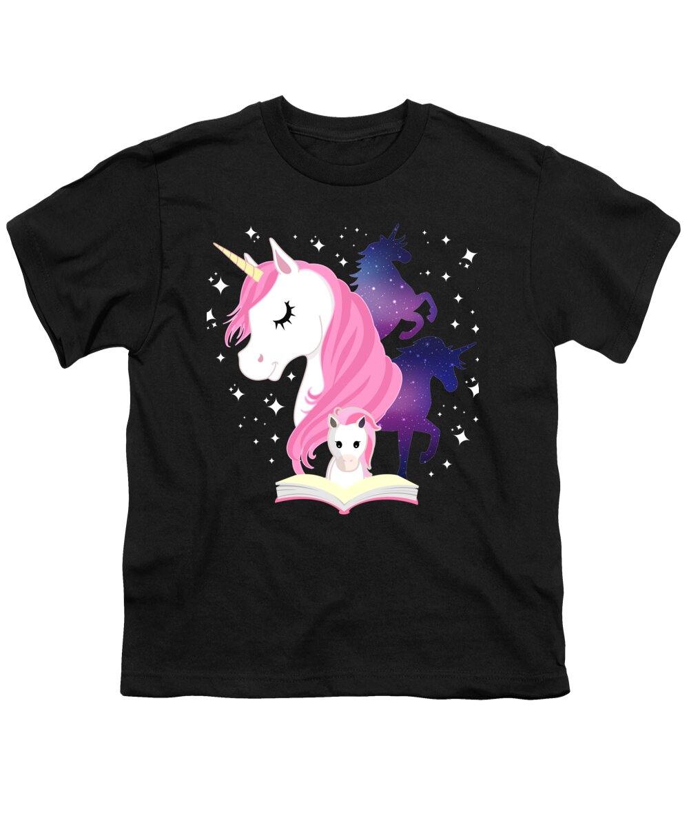 Mythical Creature Youth T-Shirt featuring the digital art Escape In A Book by Mister Tee