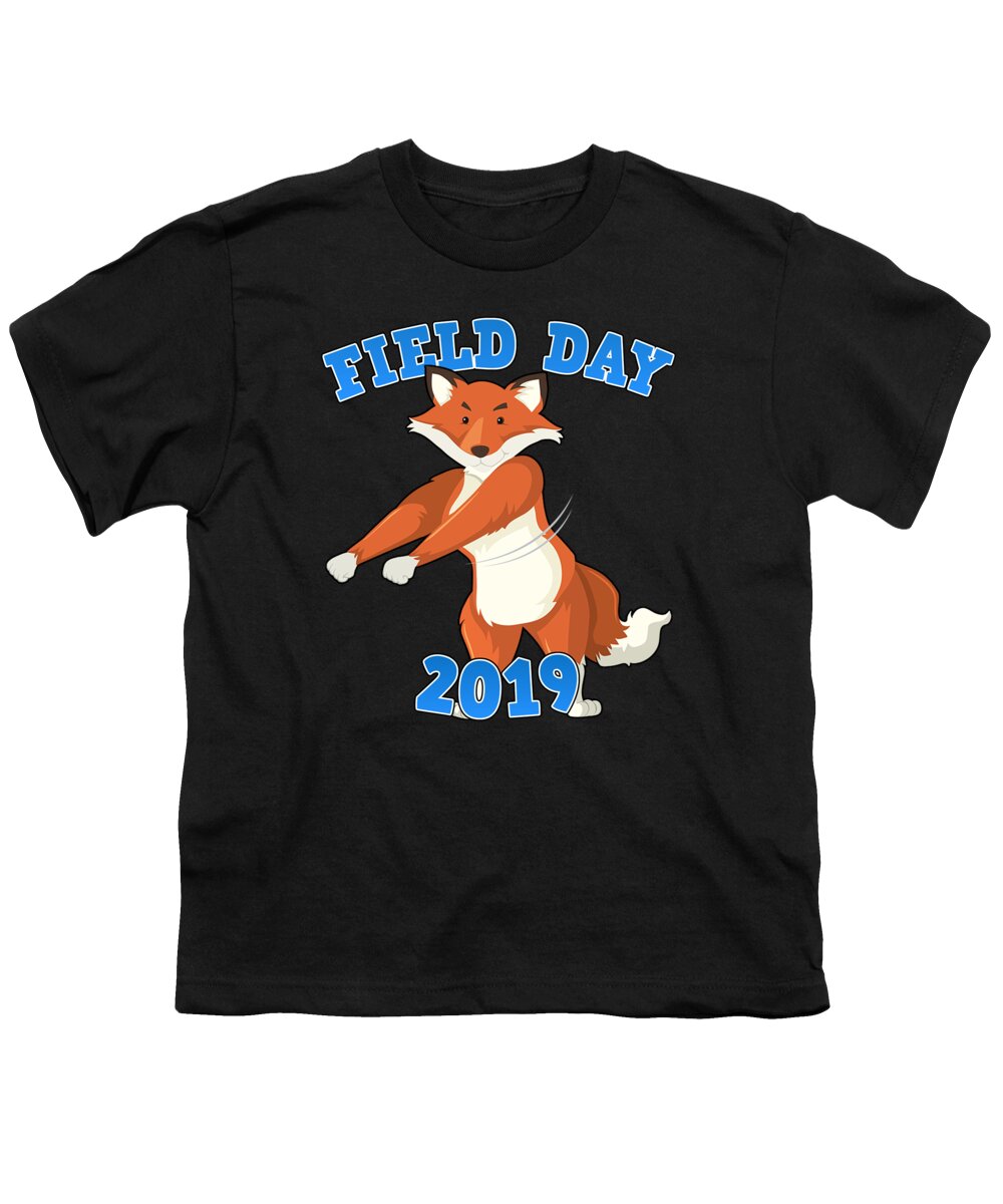 Cool Youth T-Shirt featuring the digital art Field Day 2019 Flossing Fox by Flippin Sweet Gear