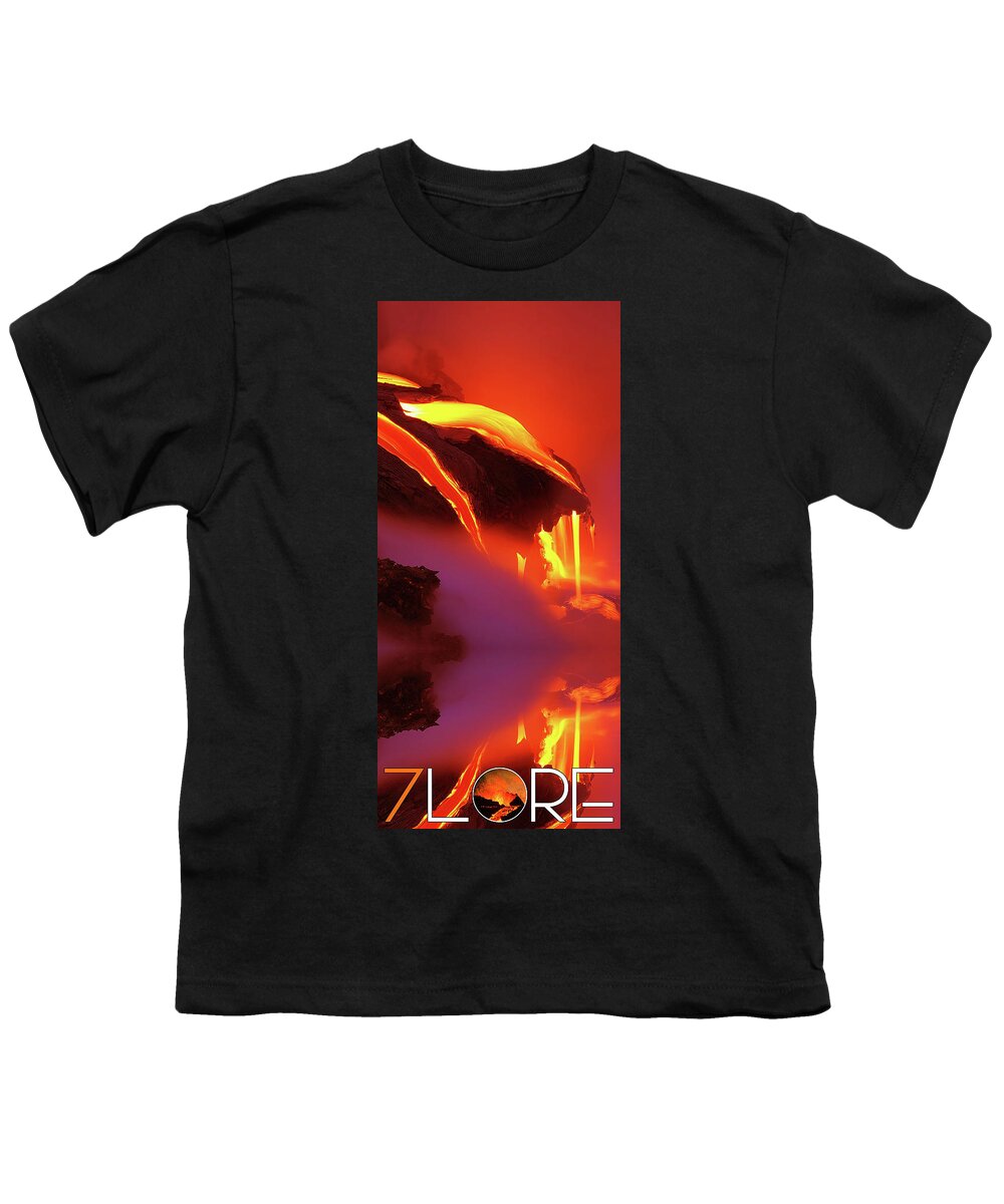 Fire Youth T-Shirt featuring the painting III by John Gholson