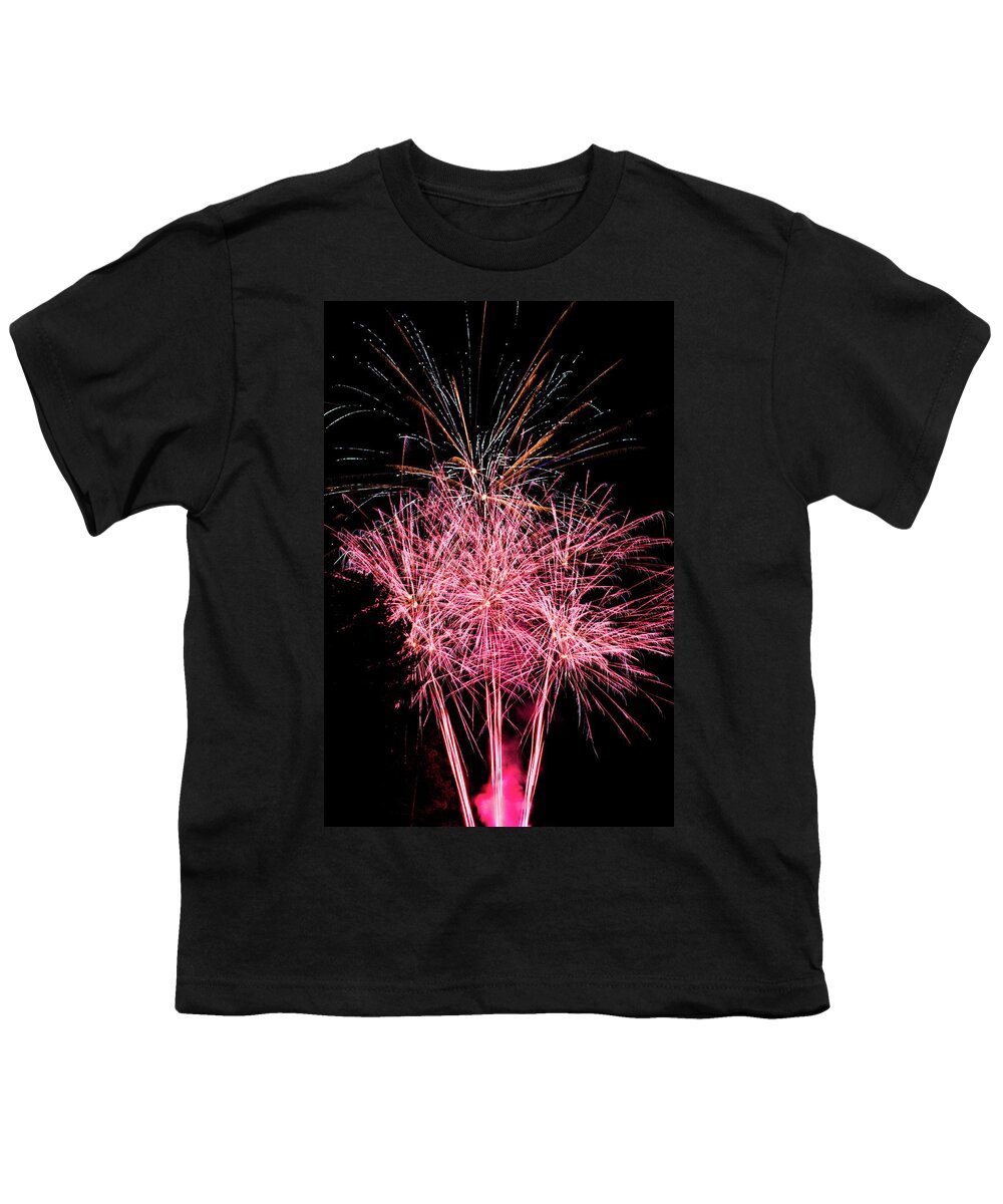 Fireworks Youth T-Shirt featuring the photograph Fireworks - July 2021 - 19 by Dale Kauzlaric