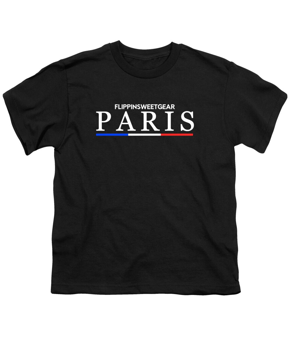 Cool Youth T-Shirt featuring the digital art FlippinSweetGear Paris Fashion by Flippin Sweet Gear