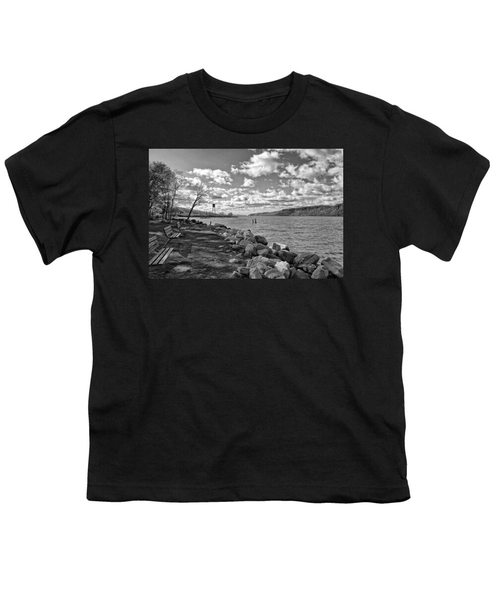 River Youth T-Shirt featuring the photograph Hudson River New York City View by Russel Considine