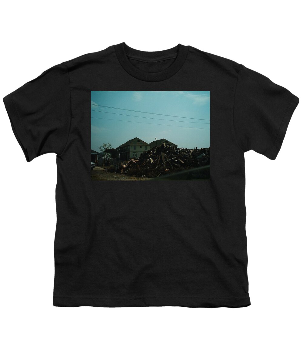New Orleans Youth T-Shirt featuring the photograph Hurricane Katrina Series - 81 by Christopher Lotito