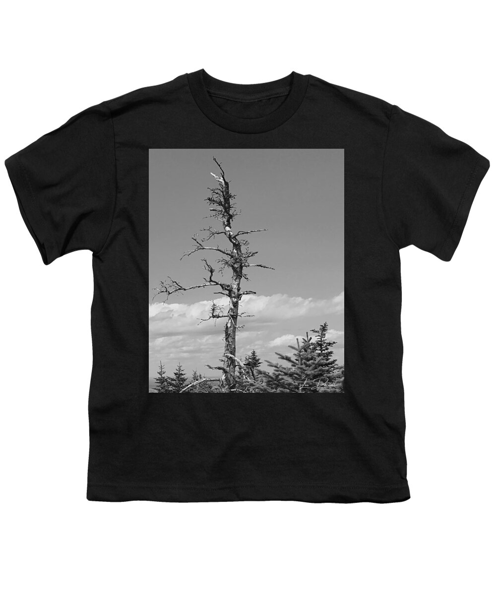 Tree Youth T-Shirt featuring the photograph I'm Still Standing BW by Lee Darnell