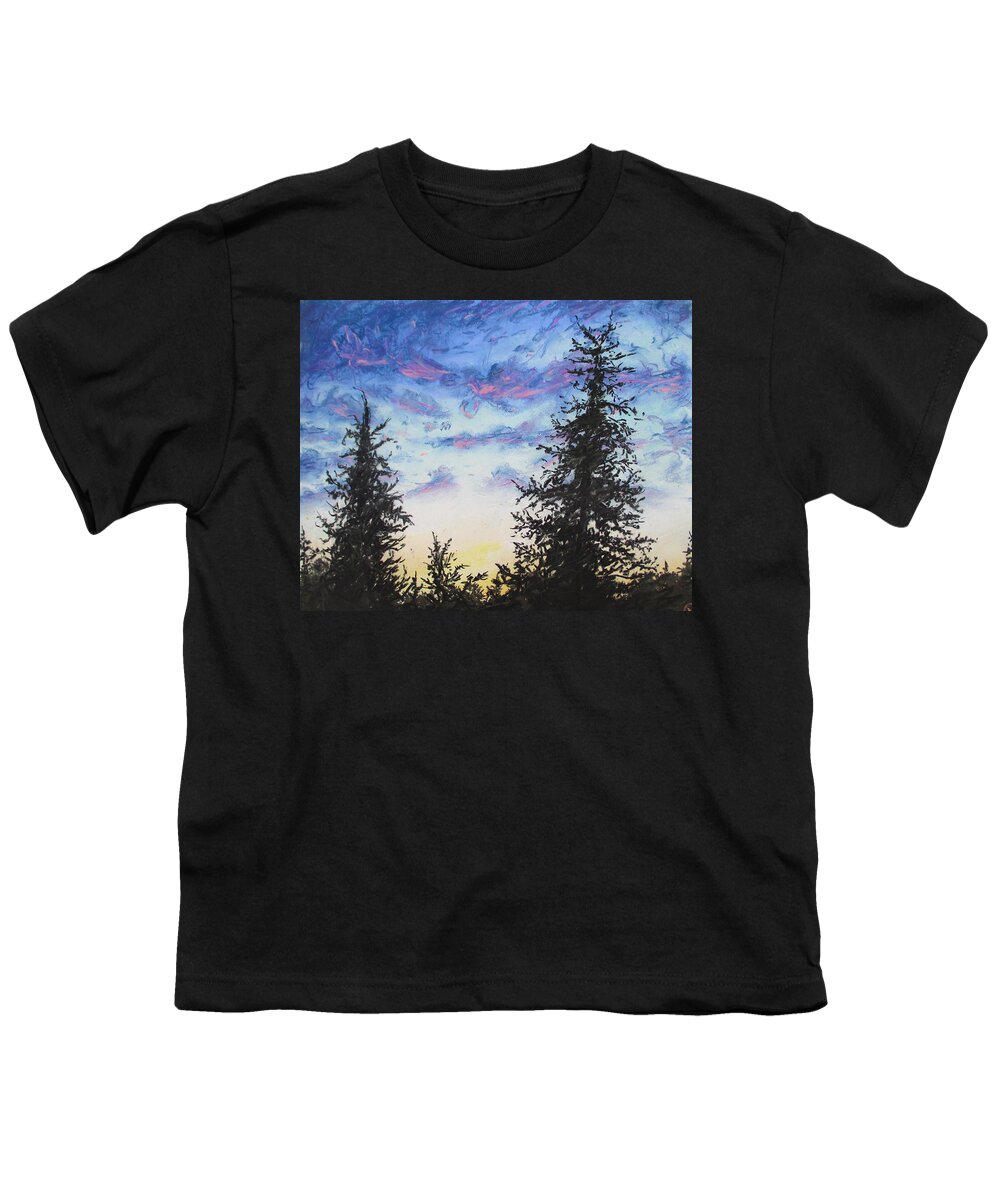 Sunset Youth T-Shirt featuring the painting Insight by Jen Shearer